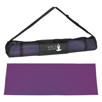 Purple color option for Yoga Mat And Carrying Case