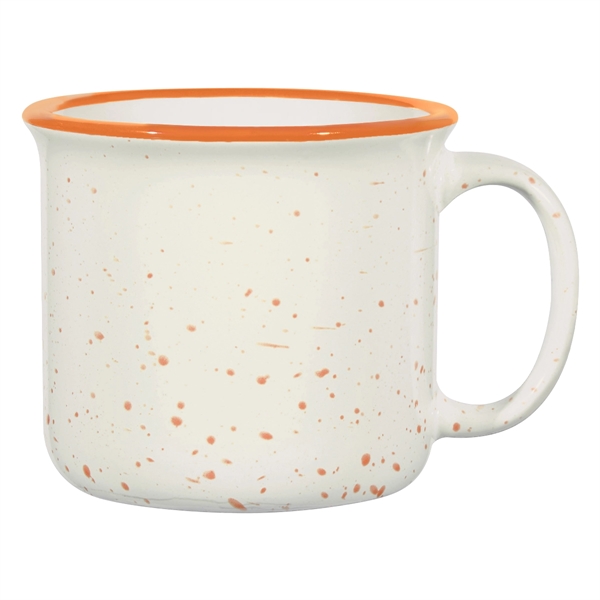 White With Orange color option for 15 Oz. Blaze Campfire Mug