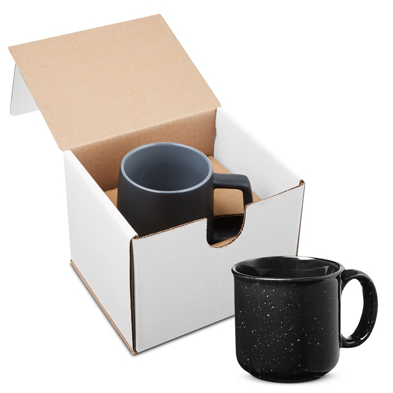 Black color option for 15 Oz. Campfire Ceramic Mug In Individual Mailer