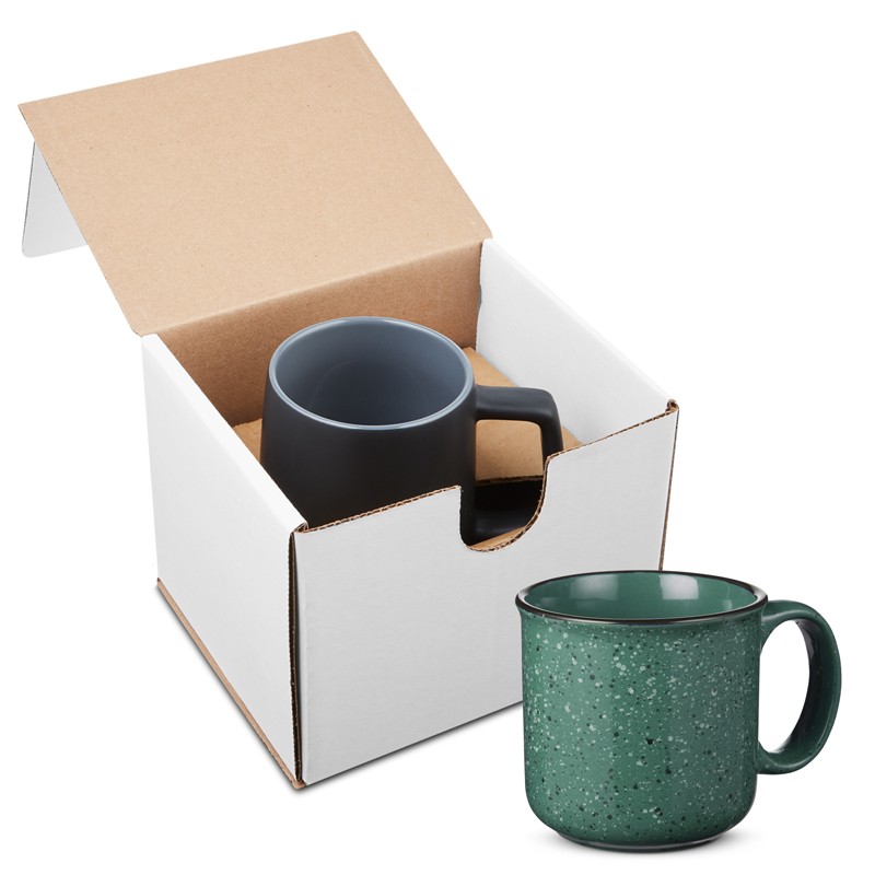 Green Hunter color option for 15 Oz. Campfire Ceramic Mug In Individual Mailer