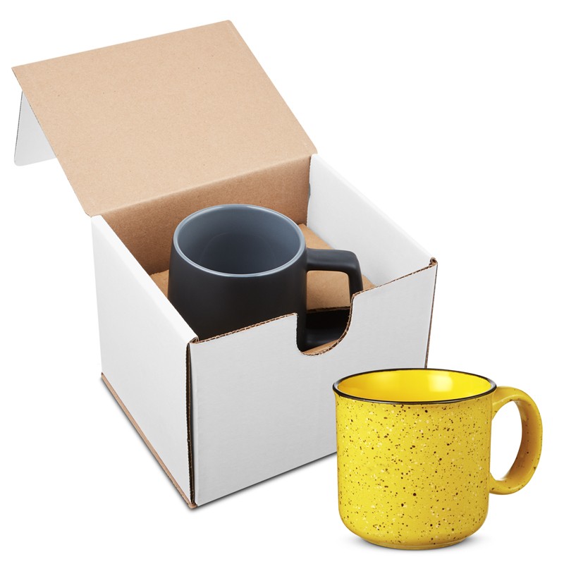 Yellow color option for 15 Oz. Campfire Ceramic Mug In Individual Mailer