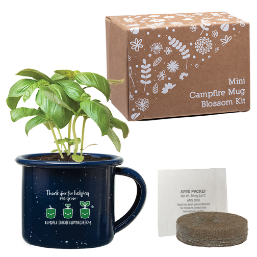 Blue color option for Mini Campfire Mug Blossom Kit