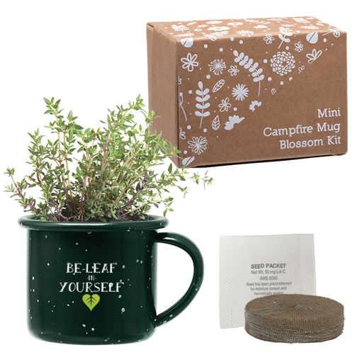 Green color option for Mini Campfire Mug Blossom Kit