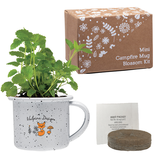 White color option for Mini Campfire Mug Blossom Kit