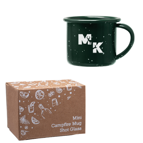 Green color option for Mini Campfire Mug Shot Glass