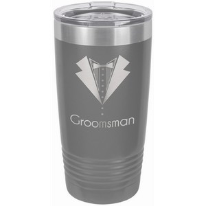Photo of 20 Oz. Dark Gray Vacuum Insulated Tumbler