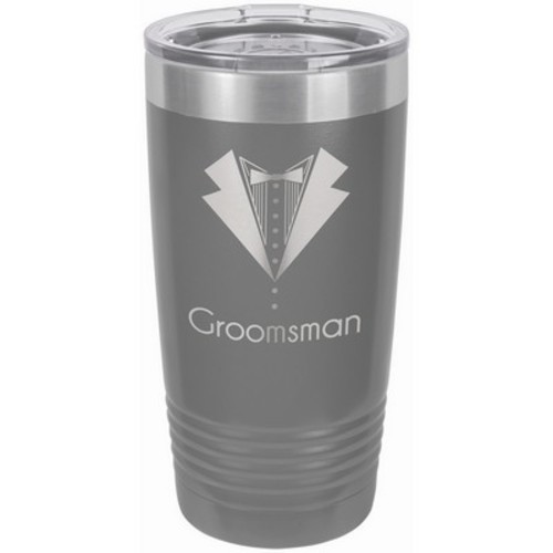 Photo of 20 Oz. Dark Gray Vacuum Insulated Tumbler