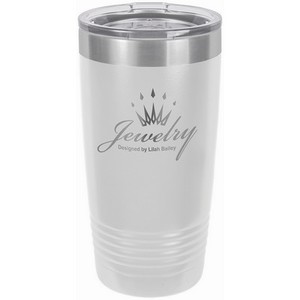 Photo of 20 Oz. White Vacuum Insulated Tumbler