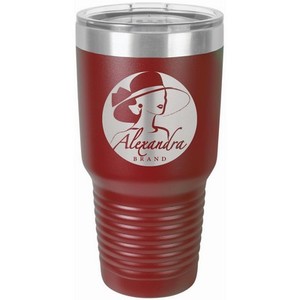 Photo of 30 Oz. Maroon Vacuum Insulated Tumbler