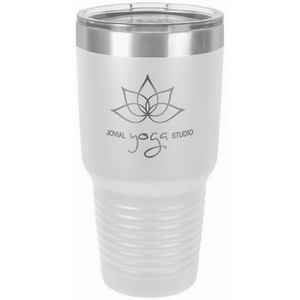 Photo of 30 Oz. White Vacuum Insulated Tumbler
