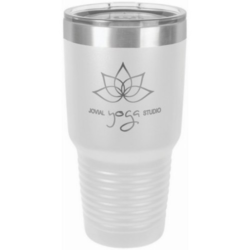 Photo of 30 Oz. White Vacuum Insulated Tumbler