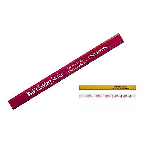 Main photo of Hard Lead Enamel Finish Carpenter Pencil