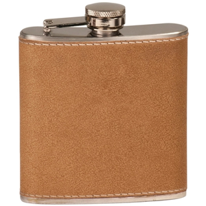 Photo of 6 Oz. Leatherette Stainless Steel Flask