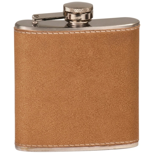 Main photo of 6 Oz. Leatherette Stainless Steel Flask