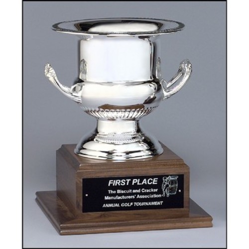Photo of Silver Plated Metal Wine Cooler Cup Trophy (13" Tall)