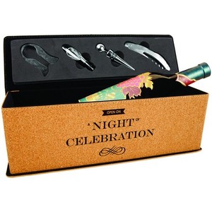 Photo of Cork Single Wine Box W/Tool