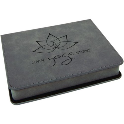 Photo of Gray Leatherette 4 Pc Wine Tool Set