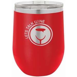 Photo of 12 Oz. Red Polar Camel Vacuum Insulated Stemless Tumbler W/Lid