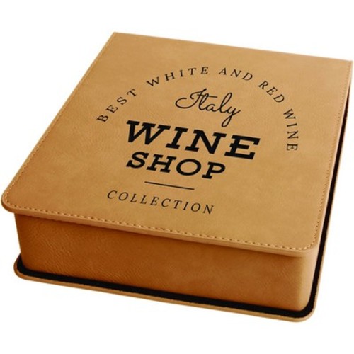 Photo of Light Brown Leatherette 3 Pc Wine Tool Set