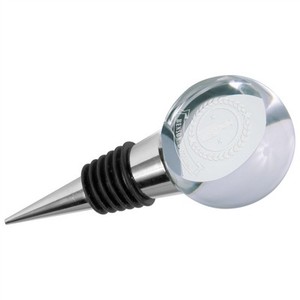 Photo of 3 7/8" Crystal Wine Stopper