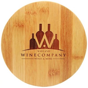 Photo of 6.25" Round Bamboo Wine Tool Set