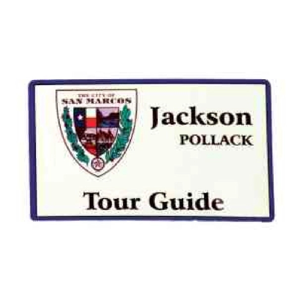 White color option for Full Color 2.5x4.25 Rectangle Tag