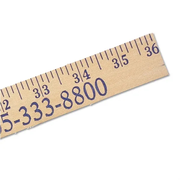 Natural color option for Heavy Duty Yardsticks   Natural Finish