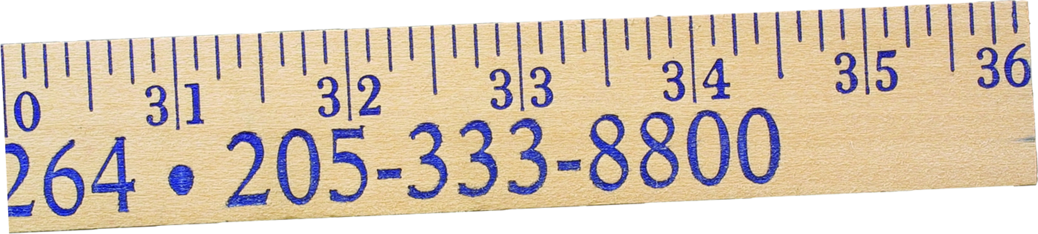 Wood color option for Heavy Duty Yardsticks   Natural Finish