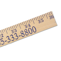 Heavy Duty Yardsticks   Natural Finish