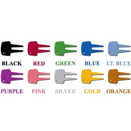 Photo of Green Aluminum Golf Divot Tool Rectangle