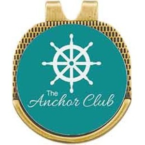 Photo of Antique Gold Hat Clip W/Ball Marker