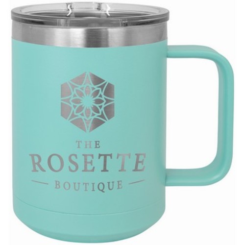 Photo of 15 Oz. Teal Blue Polar Camel Vacuum Insulated Mug With Slider Lid