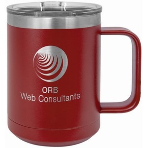Photo of 15 Oz. Maroon Polar Camel Vacuum Insulated Mug With Slider Lid