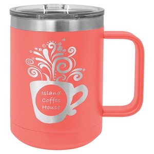 Photo of 15 Oz. Coral Polar Camel Vacuum Insulated Mug With Slider Lid