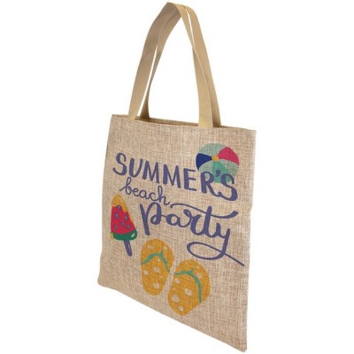 Photo of 15 1/4" X 15 1/2" Burlap Gift Bag