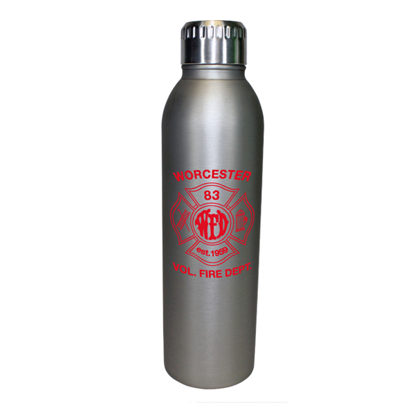 Metallic Silver color option for 17 Oz. Deluxe Halcyon® Bottle