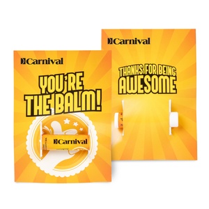 Photo of Lip Balm On Full Color Custom Card