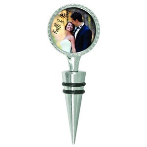 Photo of 2 Sided Wine Stopper W/1 1/2" Full Color Insert