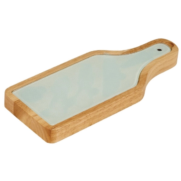 Brown-Silver color option for Wine And Cheese Set With 5 Tools (5 1/2" X 13 1/2")