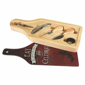 Photo of Wine And Cheese Set With 5 Tools (5 1/2" X 13 1/2")