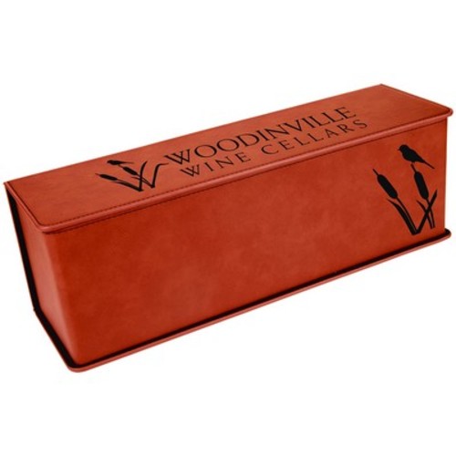 Photo of Rawhide Leatherette Single Wine Box W/Tools