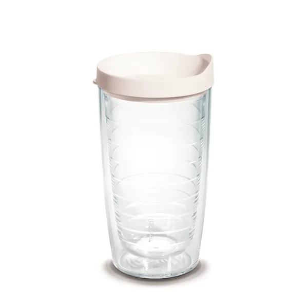 Clear Tumbler/White Lid color option for Tervis® Classic Tumbler   16 Oz.