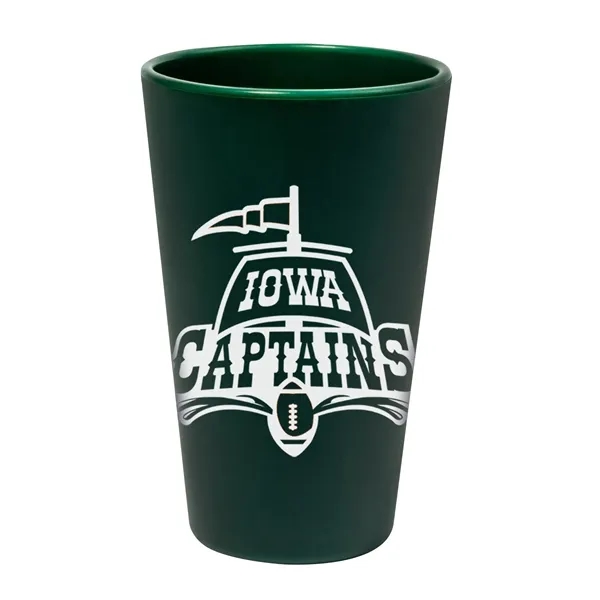 Forest Green color option for Silipint™ Straight Up Pint Glass   16 Oz.