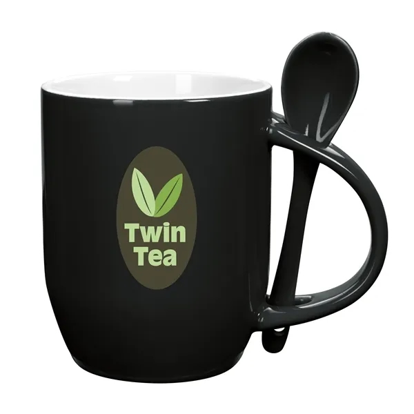 Black color option for Rounded Spooner Mug   11 Oz.
