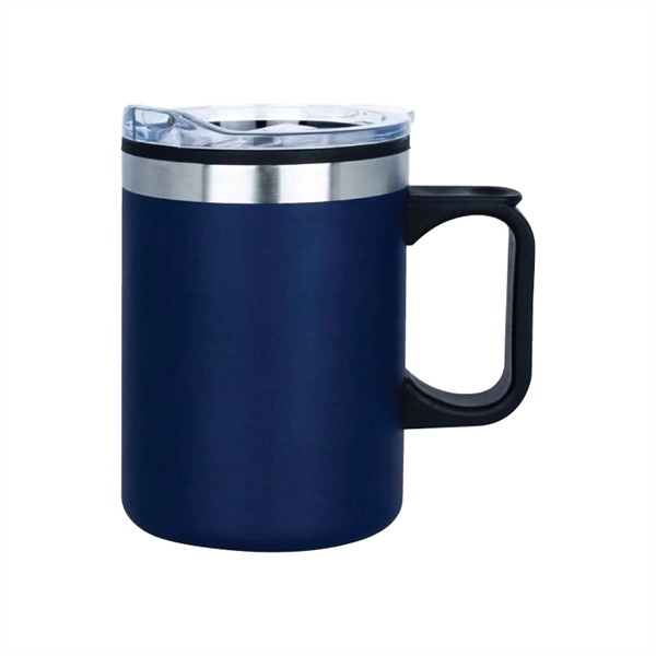 Navy Blue color option for Laurie 14 Oz. Double Walled Stainless Steel Camper Mug