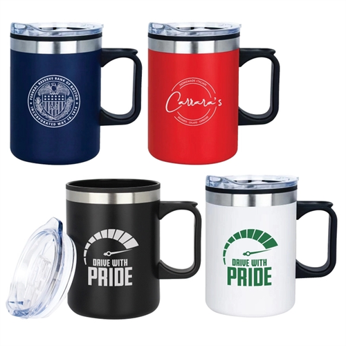 Main photo of Laurie 14 Oz. Double Walled Stainless Steel Camper Mug