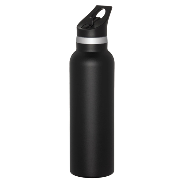Black color option for Colson 20 Oz. Vacuum Insulated Water Bottle W/Straw Lid
