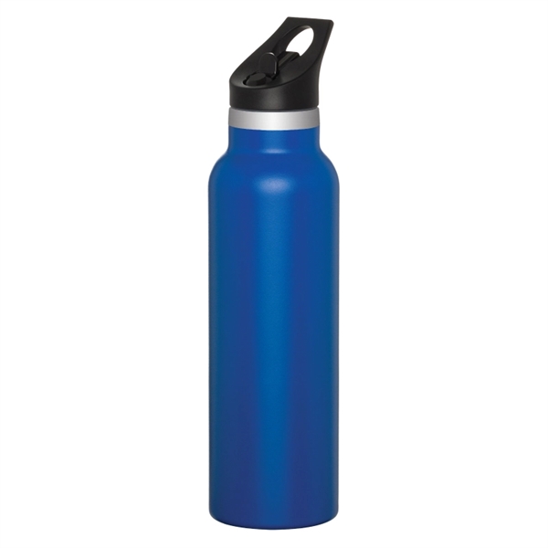 Blue color option for Colson 20 Oz. Vacuum Insulated Water Bottle W/Straw Lid
