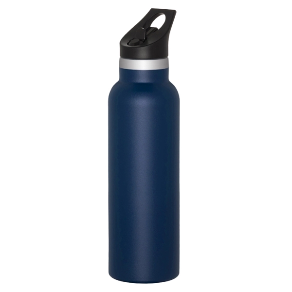 Navy Blue color option for Colson 20 Oz. Vacuum Insulated Water Bottle W/Straw Lid