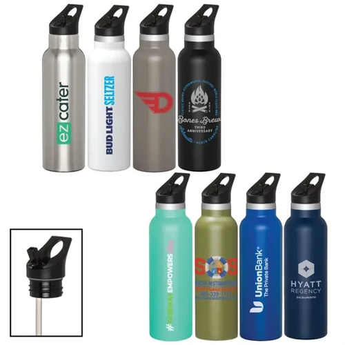 Photo of Colson 20 Oz. Vacuum Insulated Water Bottle W/Straw Lid